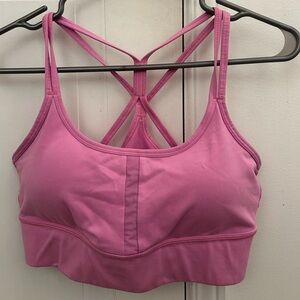 Athletic works dri-more pink sports bra